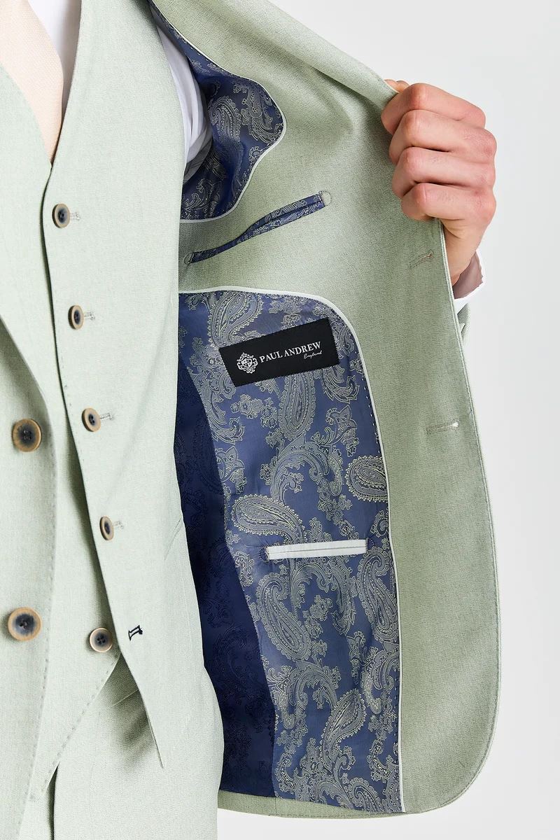 Belmont - Men's Sage Green Tailored Fit Blazer