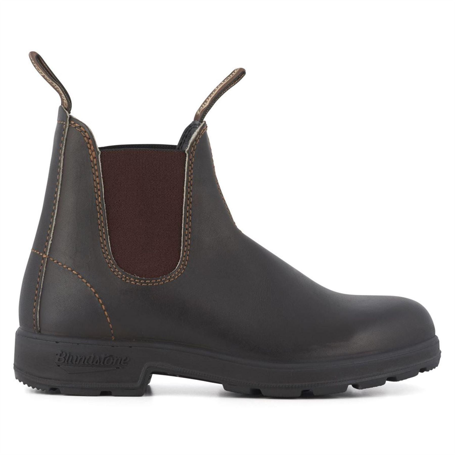 Blundstone 500 Stout Brown Chelsea Boots - Knighthood Store