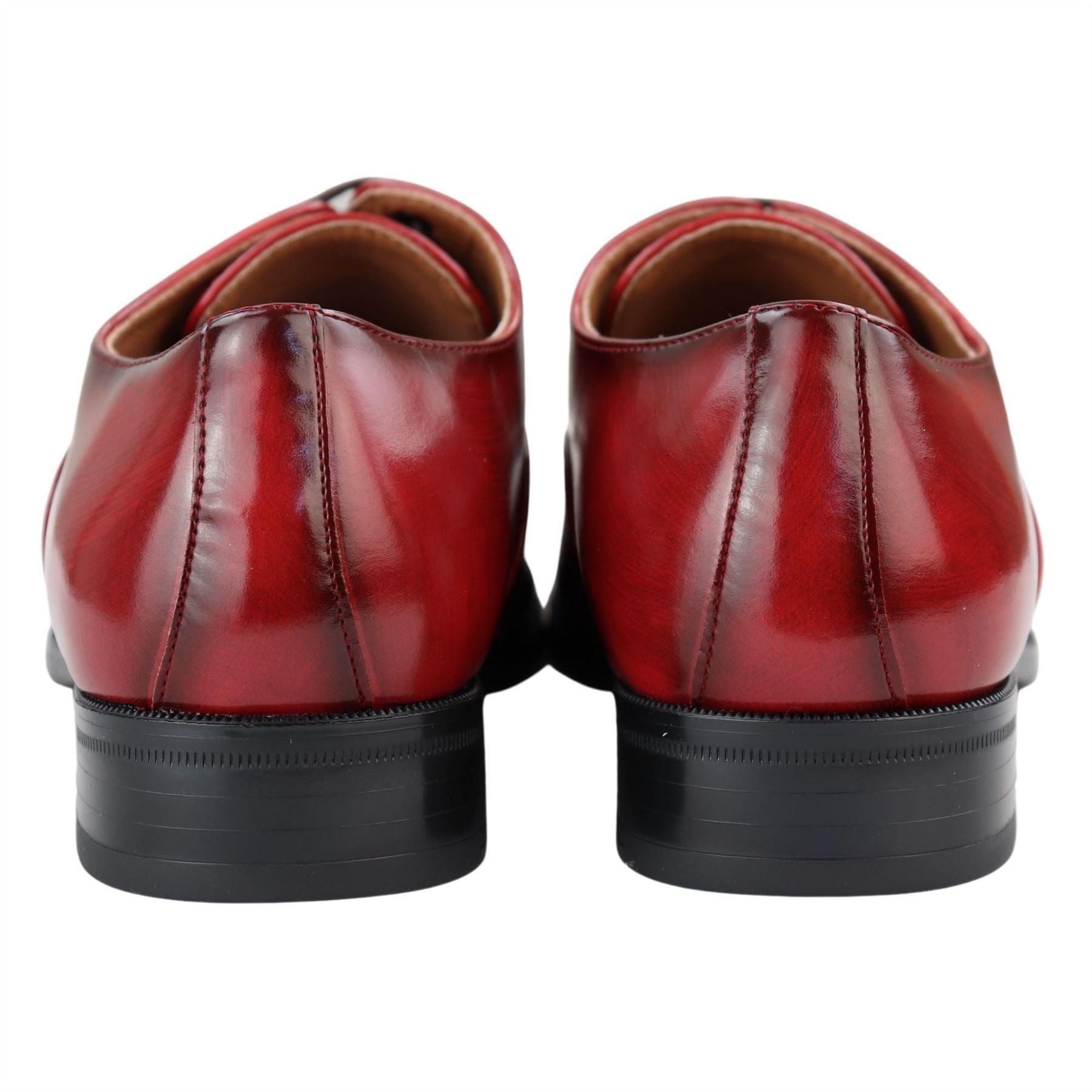 Mens Smart Formal Patent Oxford Shoes Shiny Laced Classic Round Toe Dress - Knighthood Store