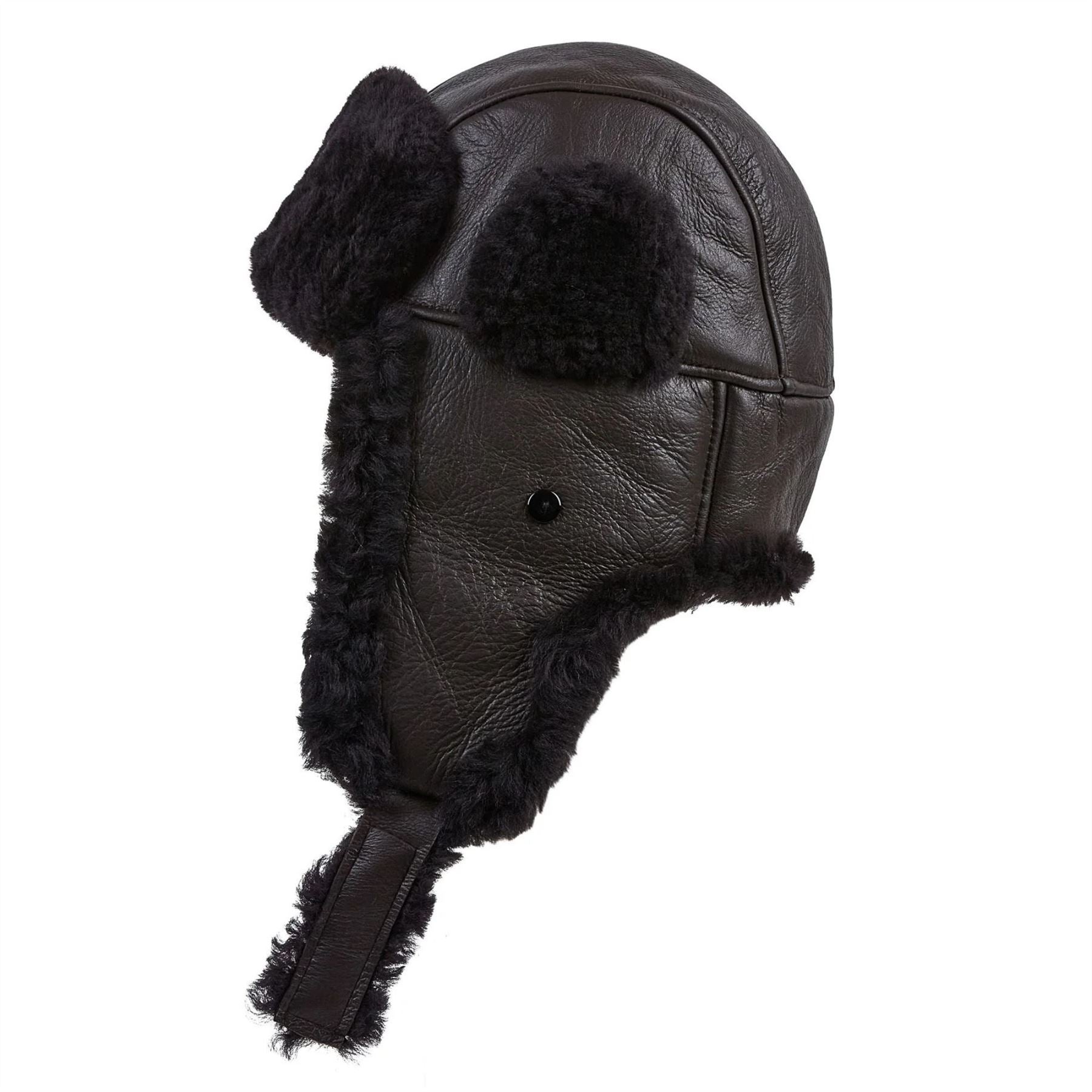 Men's RAF Aviator Sheepskin B-55 Navigator Hat