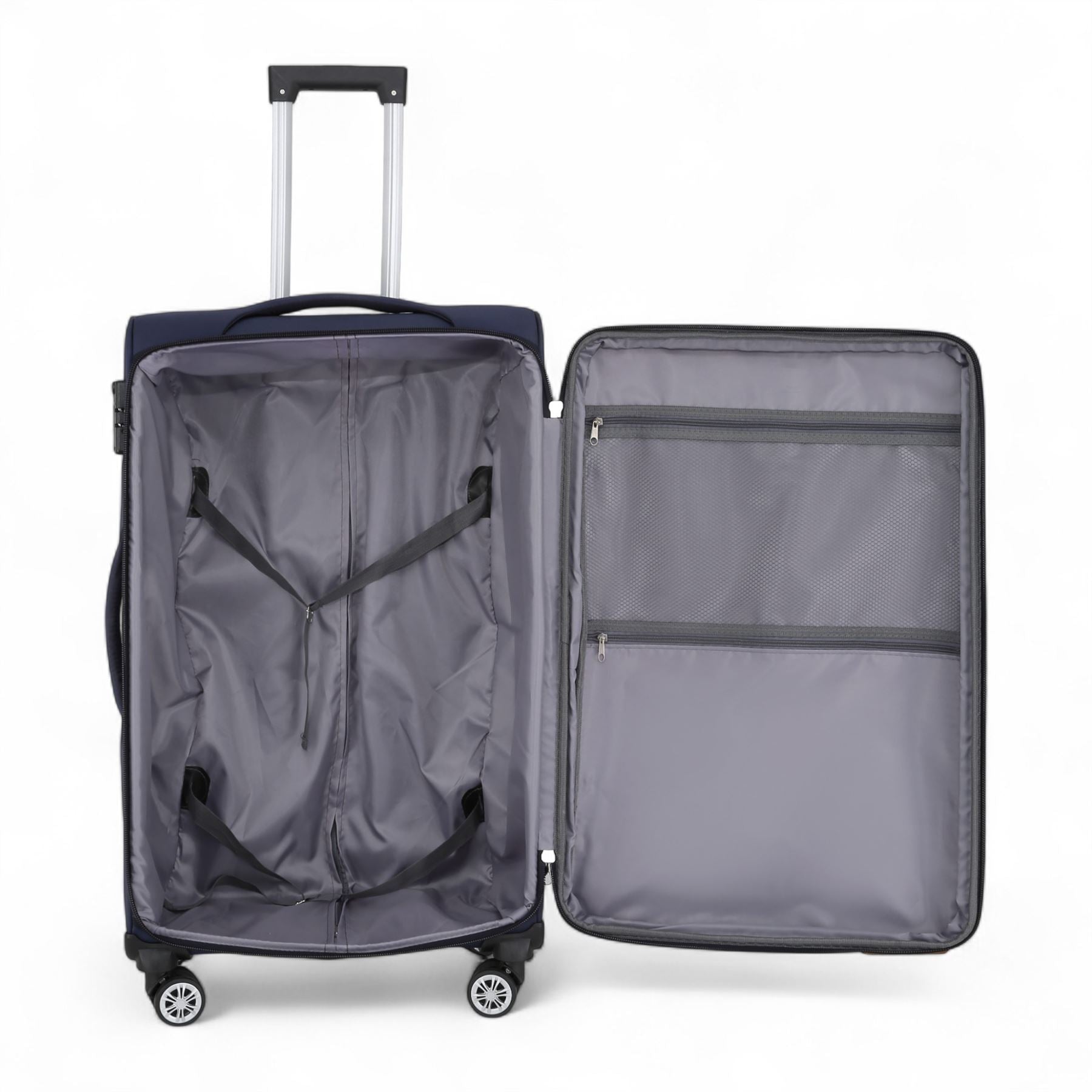 Lightweight Soft Shell Luggage Set Travel Suitcases