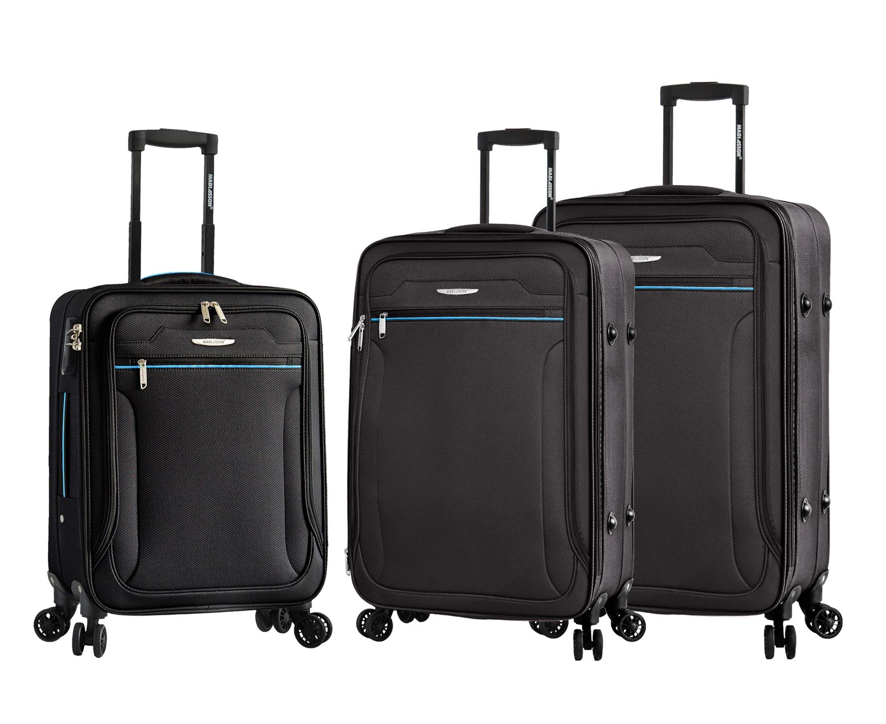 Lightweight Suitcase 4 Spinner Wheels Expandable Luggage