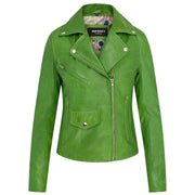 Women's Real Leather Brando Style Biker Jacket