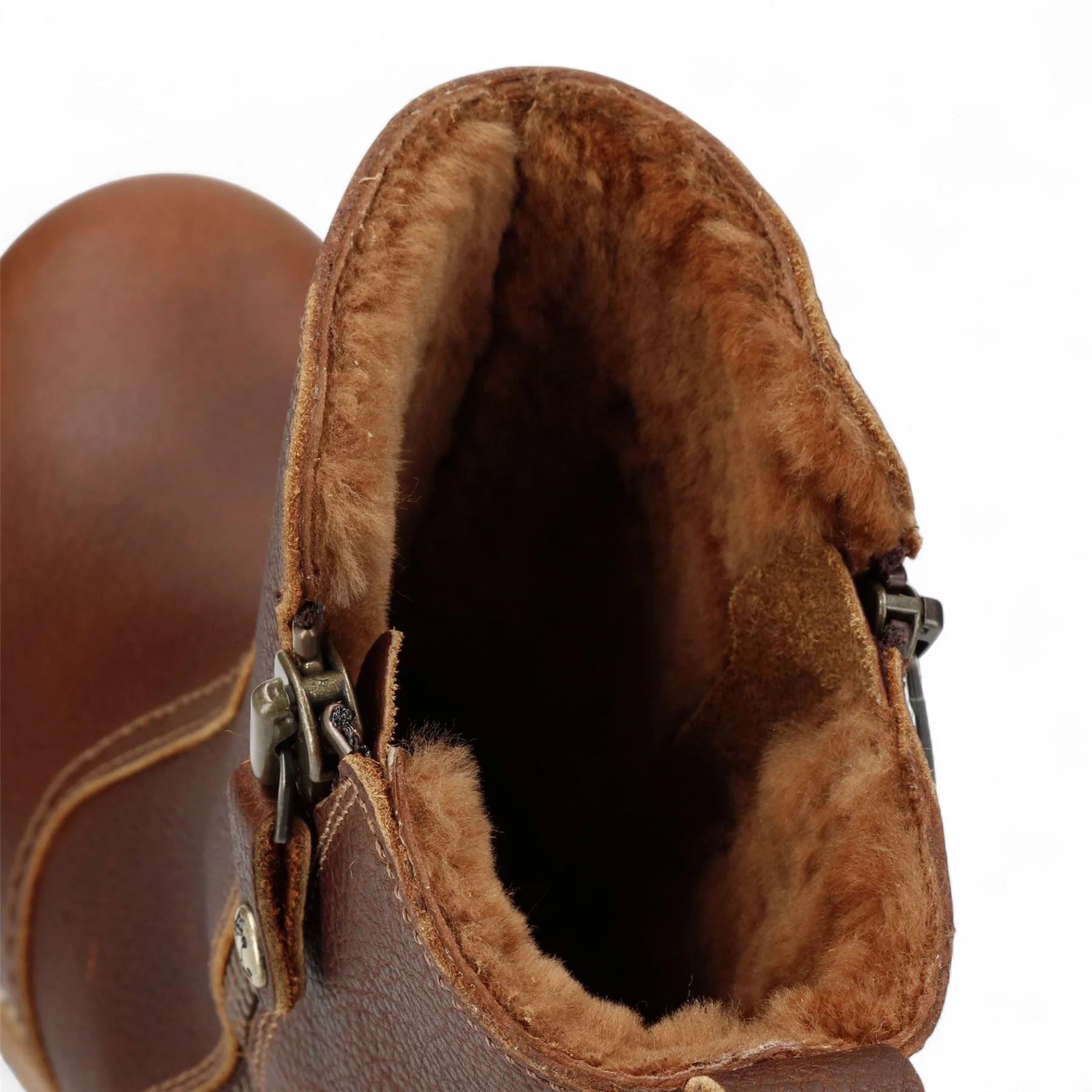 Fabi Igloo B2 - Women’s Brown Waterproof Leather Ankle Boots
