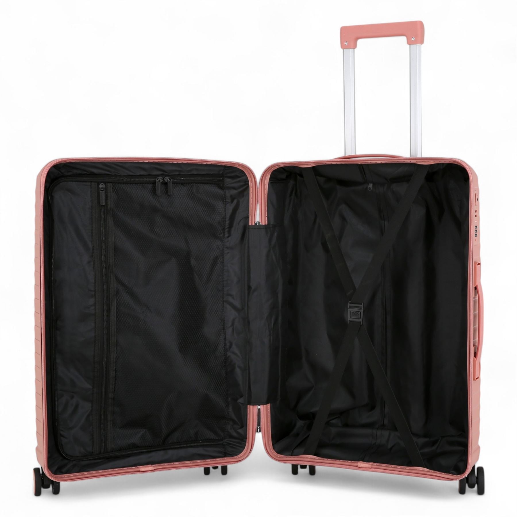 Hard Shell Suitcase Travel Set Durable Polypropylene Luggage