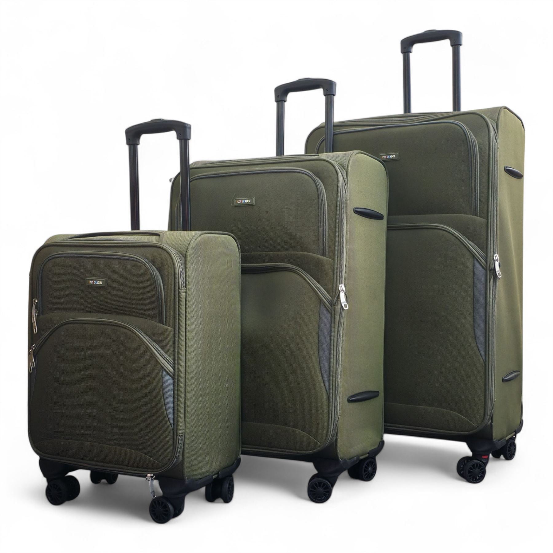 Lightweight Softshell Expandable Suitcase Travel Bag Set