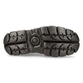 New Rock M-NewMILI083-VS2 VEGAN BOOTS Combat Black Leather Platform Biker Shoes - Knighthood Store