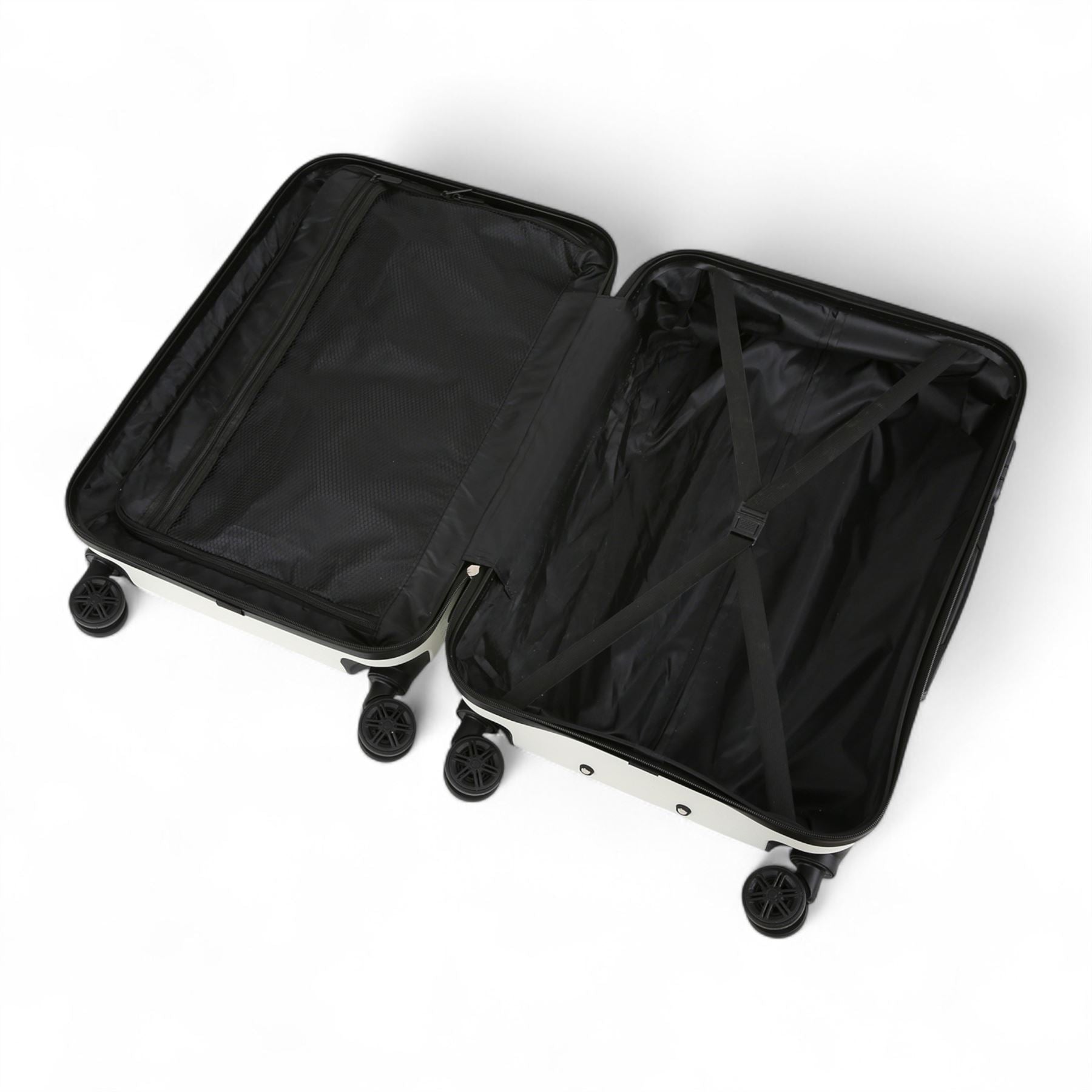 Hard Shell Classic 4-Wheel Luggage Suitcase Set