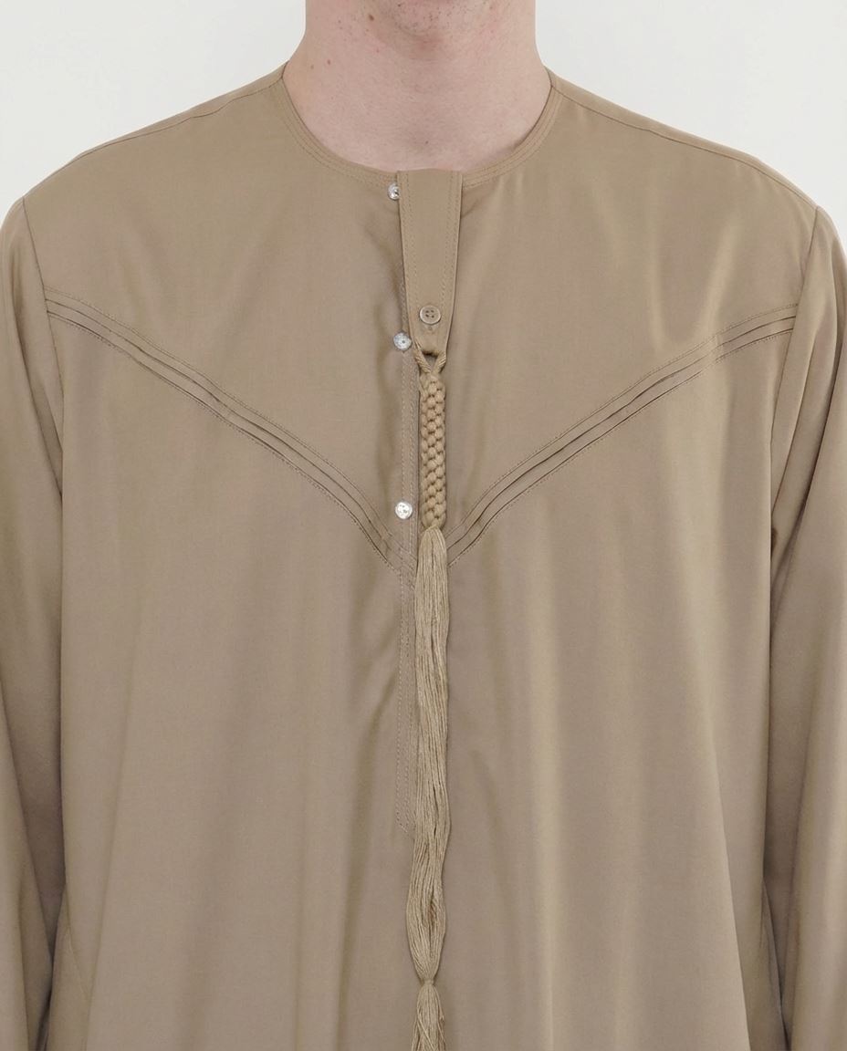 HM11 - Men's Emirati Omani Bobble Button Thobe