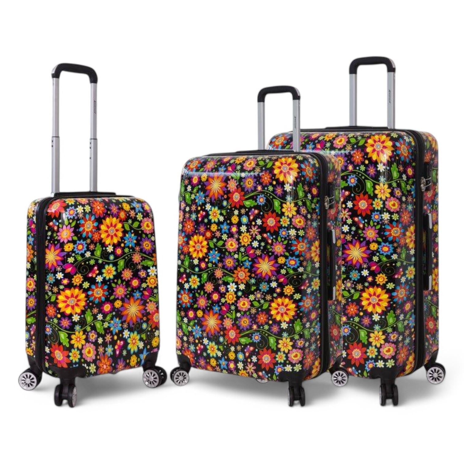 Hard Shell Suitcase Set Dual 4-Wheel Spinner Travel Luggage