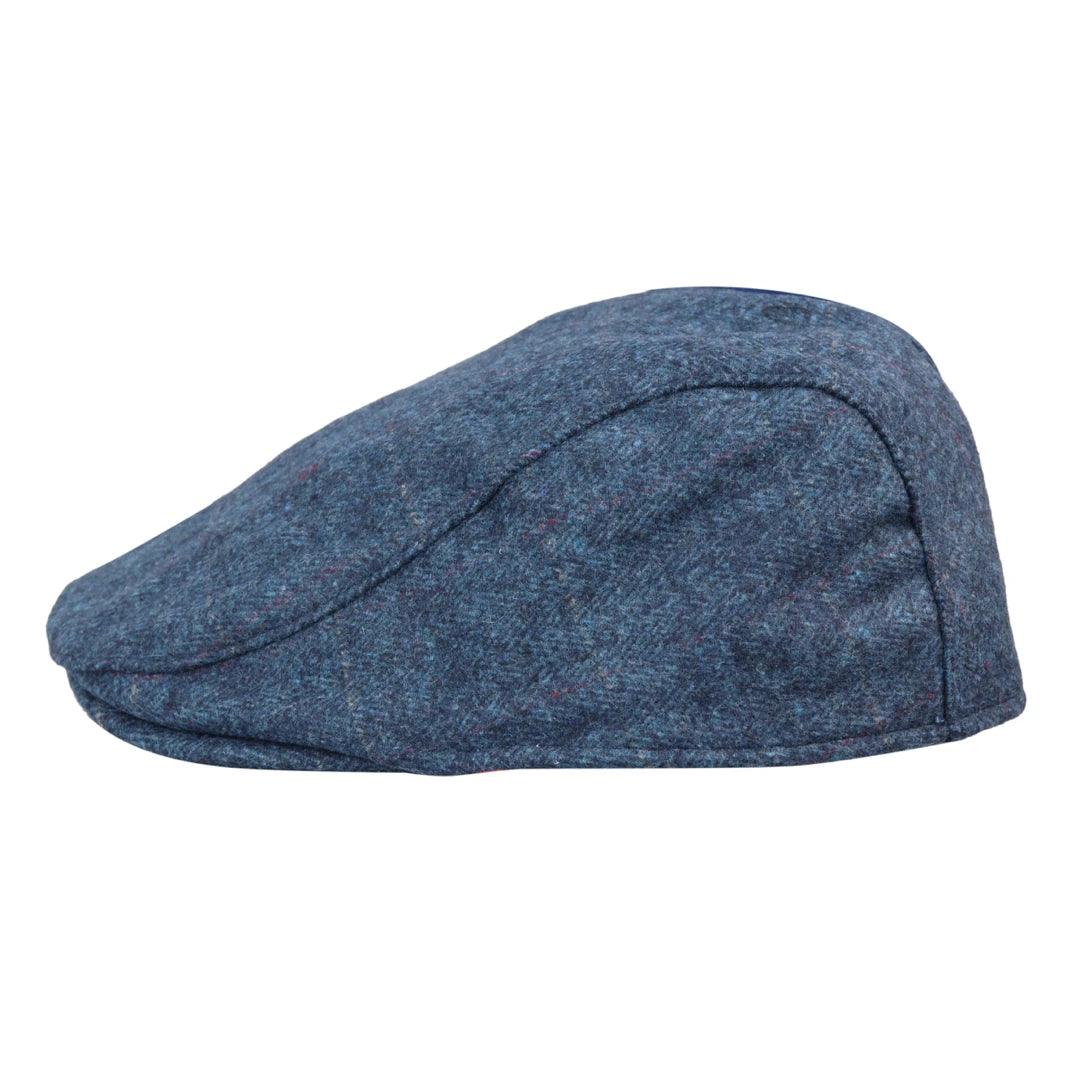 Mens Grandad Baker Flat Cap 8 Panel Tweed Vintage Classic Smart Casual 1920s - Knighthood Store