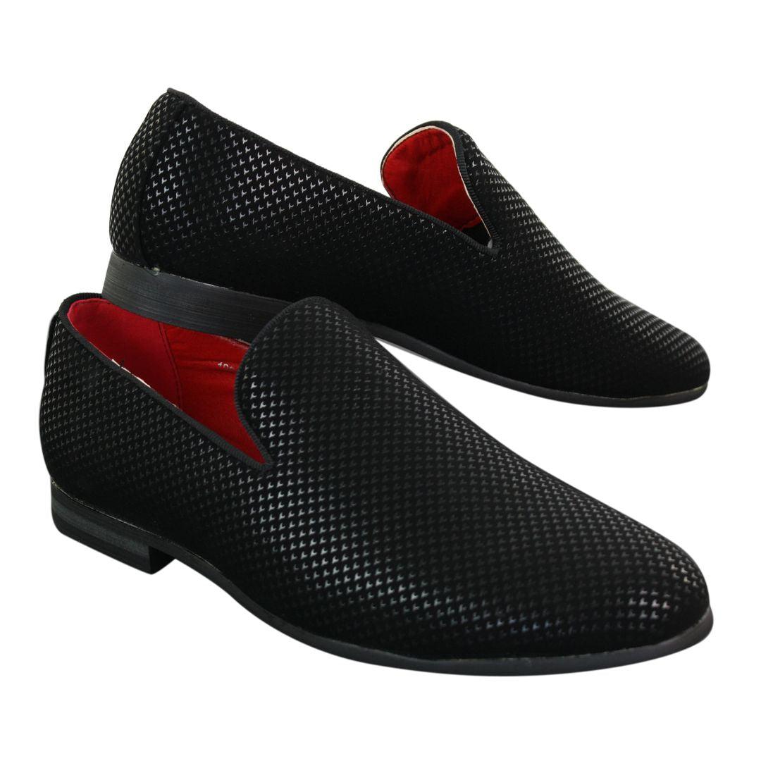 Mens Shiny Patent Snake Crocodile Leather PU Slip On Wedding Prom Party Shoes - Knighthood Store