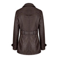 Women's Black Superior Leather Biker Jacket Coat Vintage Retro Design - Knighthood Store