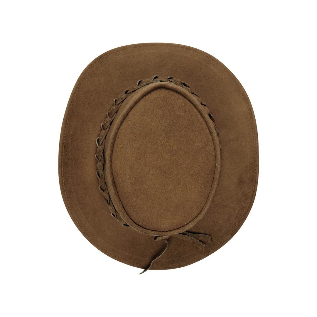 Australian Unisex Western Cowboy Hat Real Suede Outback Riding Dancing Classic - Knighthood Store