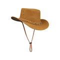 Australian Unisex Western Cowboy Hat Real Suede Outback Riding Dancing Classic - Knighthood Store