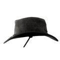 Unisex Suede Leather Outback Aussie Wide Brim Hat Western Cowboy - Knighthood Store