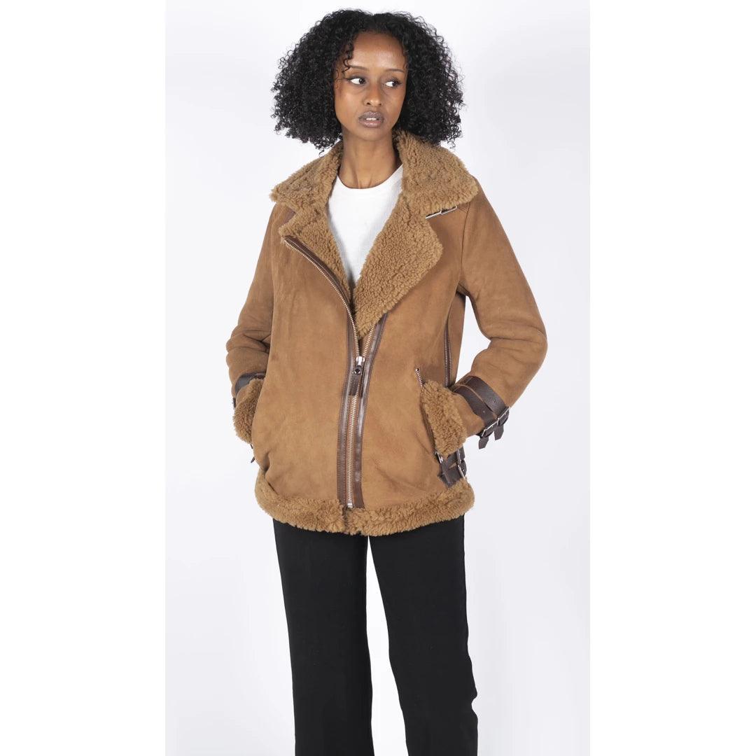 Women s Sheepskin Coats Jackets Shop Ladies Sheepskin