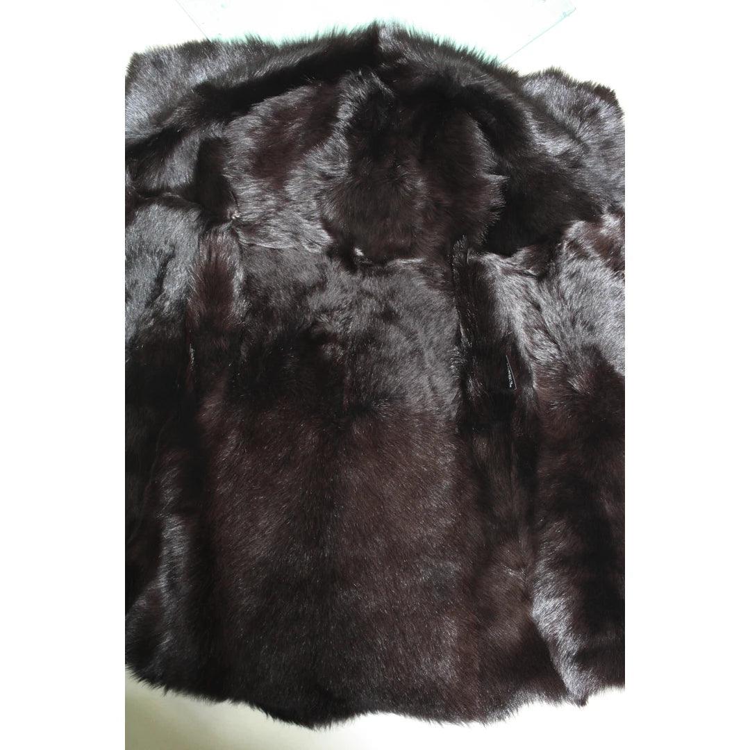 Ladies Women Real Spanish Toscana Shearling Sheepskin Brown Leather Waistcoat Gillet - Knighthood Store