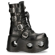 Men's New Rock 373-S2 Metallic Neptuno Platform Leather Boots