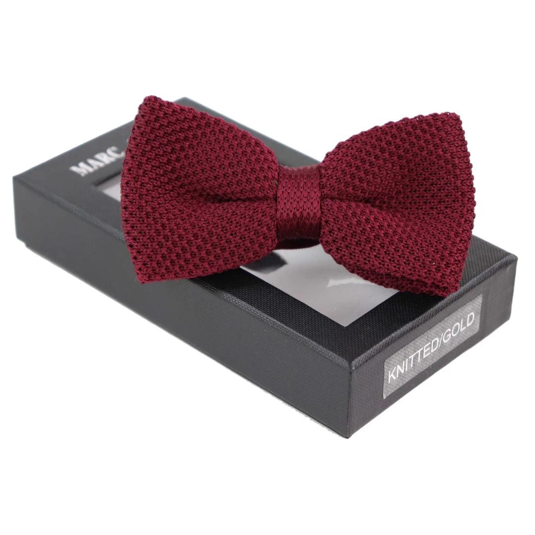 Mens Boys Womens Unisex Knitted Bow Tie Woven Vintage Classic Wedding Prom Tux - Knighthood Store