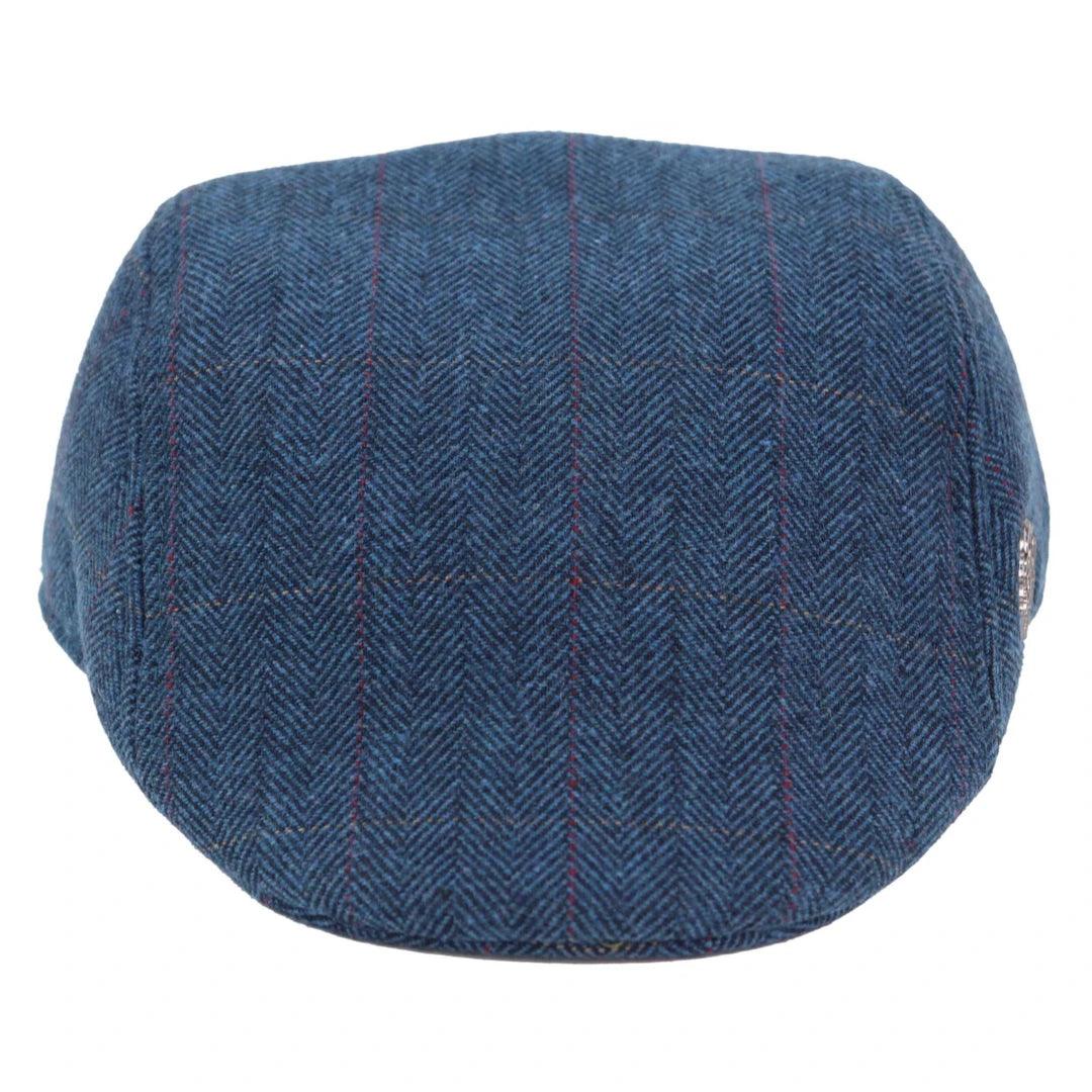 Mens Tweed Vintage Retro Grandad Flat Caps Hats Blinders Check Classic - Knighthood Store