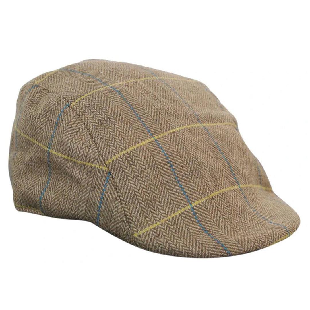 Mens Tweed Vintage Retro Grandad Flat Caps Hats Blinders Check Classic - Knighthood Store