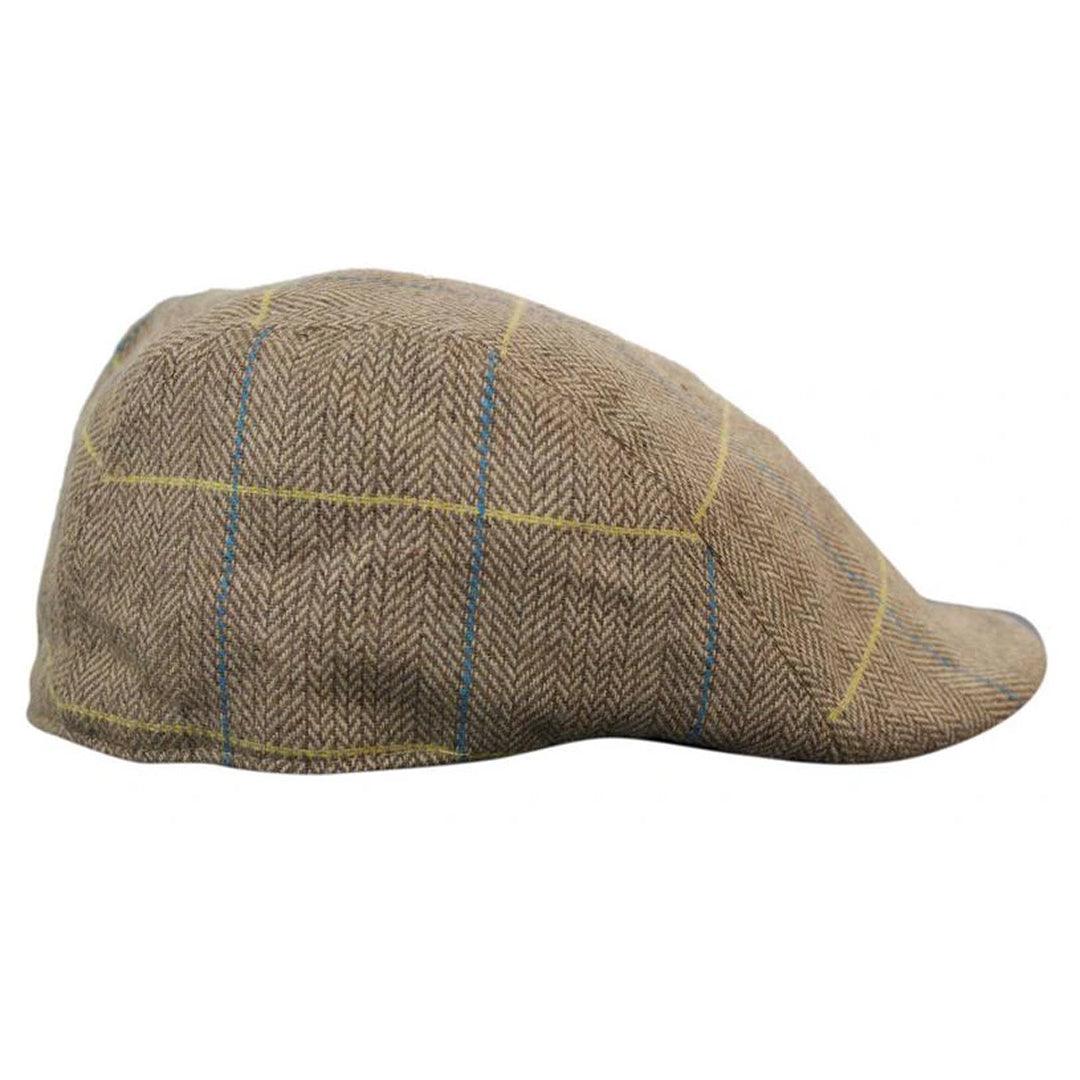 Mens Tweed Vintage Retro Grandad Flat Caps Hats Blinders Check Classic - Knighthood Store