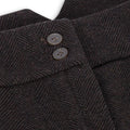 Womens Tweed Herringbone Blazer Jacket Waistcoat Brown 1920s Vintage Tailored - Knighthood Store