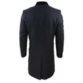 Mens 3/4 Long Double Breasted Overcoat Jacket Wool Coat Peaky Blinders - Knighthood Store