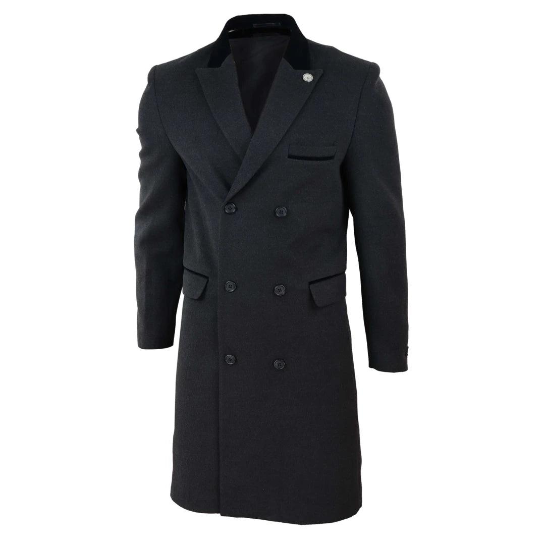 Men's Peaky Blinders Thomas Shelby Wool Long Trench Coat | eBay