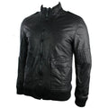 Mens All Retro Real Leather Jacket Jack Vintage Look Black Bomber - Knighthood Store
