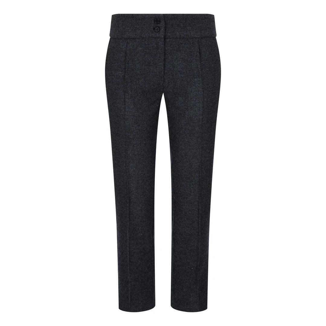 Women Grey Blazer Tweed Herringbone 1920's Peaky Waistcoat Tailored Fit Vintage - Knighthood Store