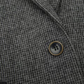Women Grey Blazer Tweed Herringbone 1920's Peaky Waistcoat Tailored Fit Vintage - Knighthood Store