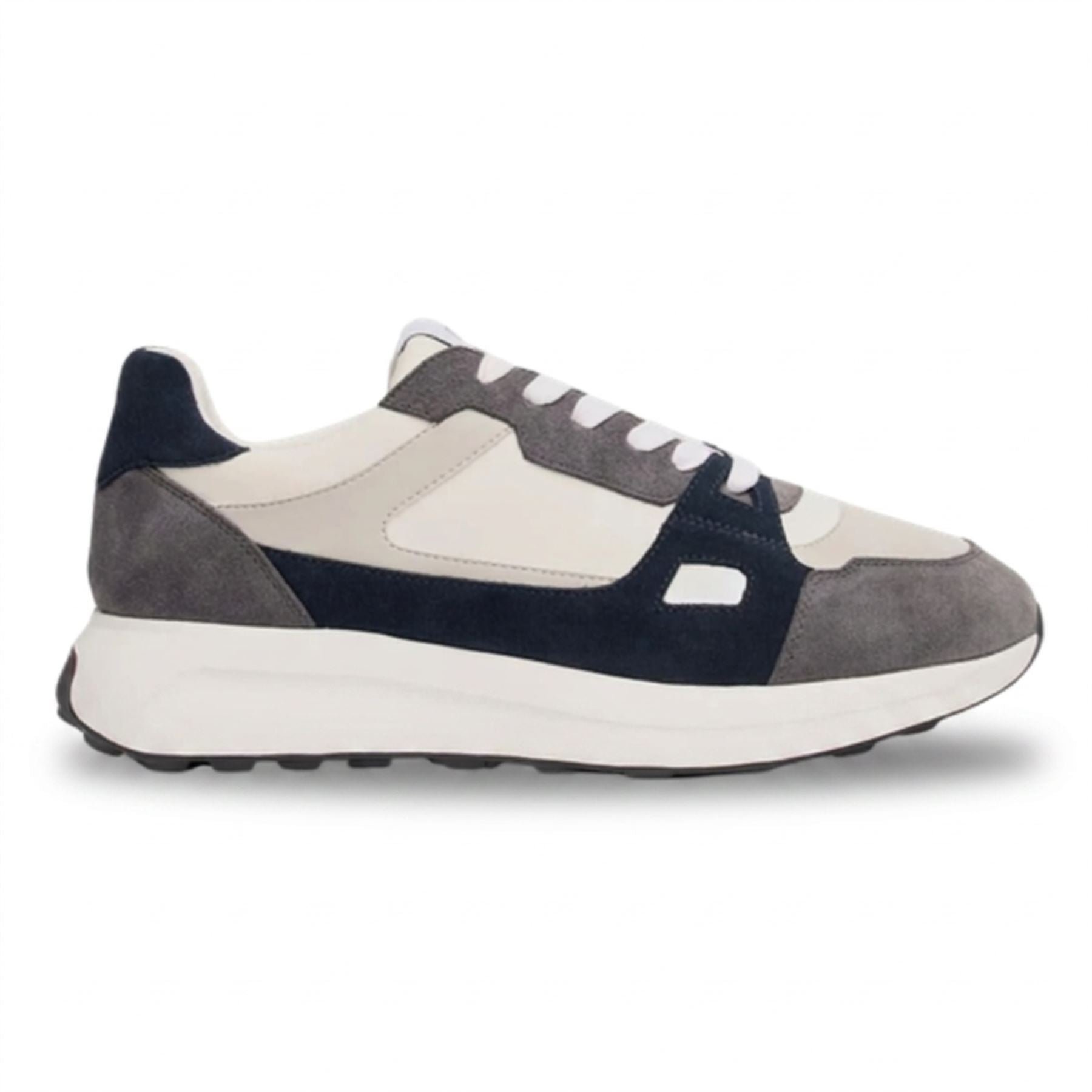 Albany - Men's Grey Breathable Mesh Casual Sneakers