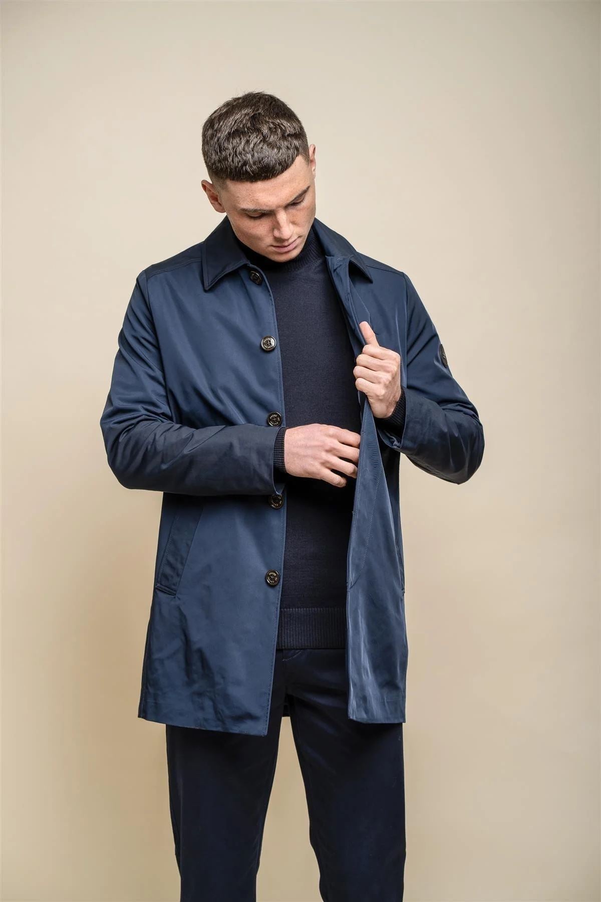 Barracuda - Men's Lightweight Classic Trench Coat