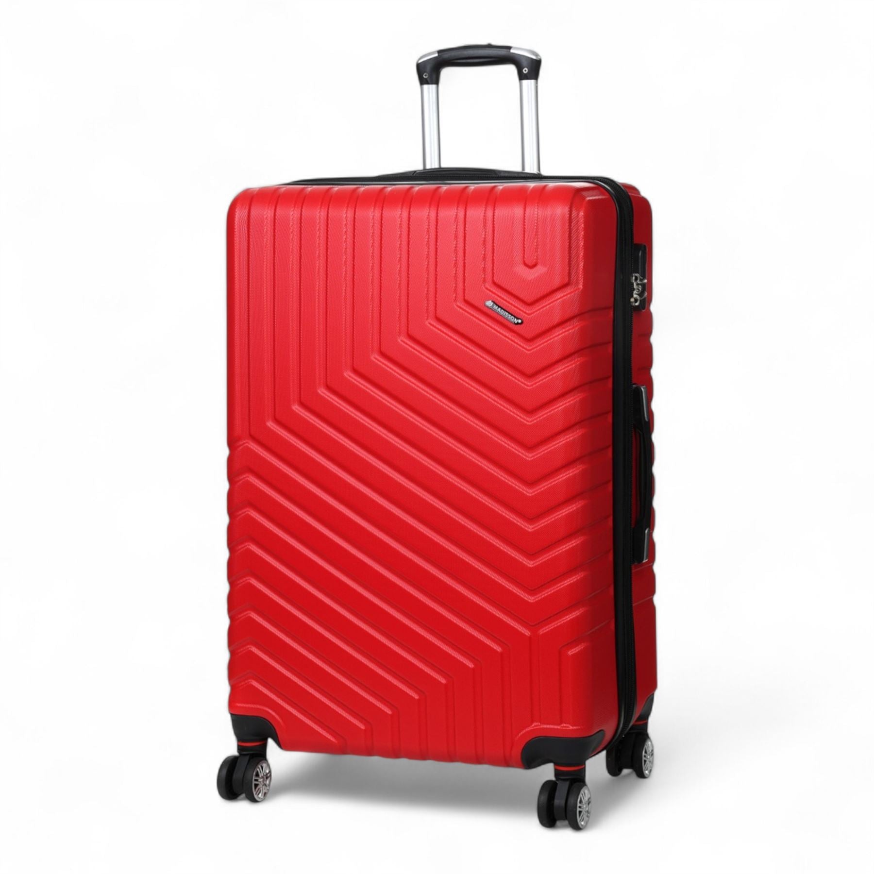 Hard Shell Luggage Set 8 Spinner Wheels ABS Suitcase