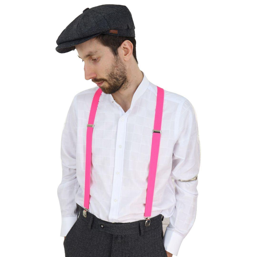Mens Classic Vintage Retro Trouser Braces Suspenders 1920s Gatsby Blinders - Knighthood Store