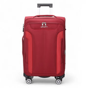 Lightweight Expandable Luggage Softshell 8 Weel Suitcase Set