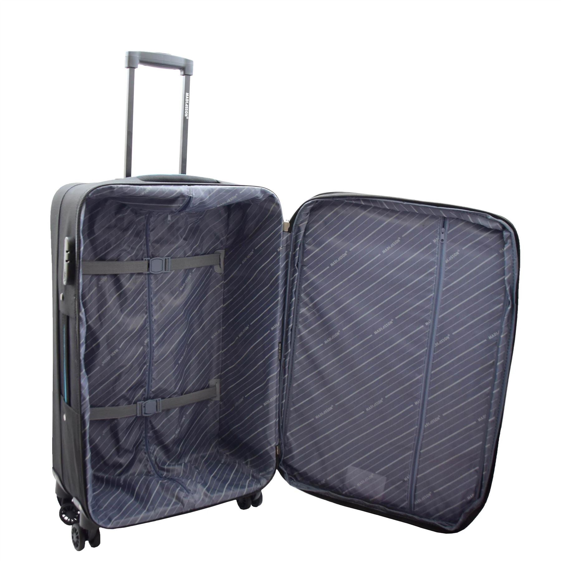 Lightweight Suitcase 4 Spinner Wheels Expandable Luggage