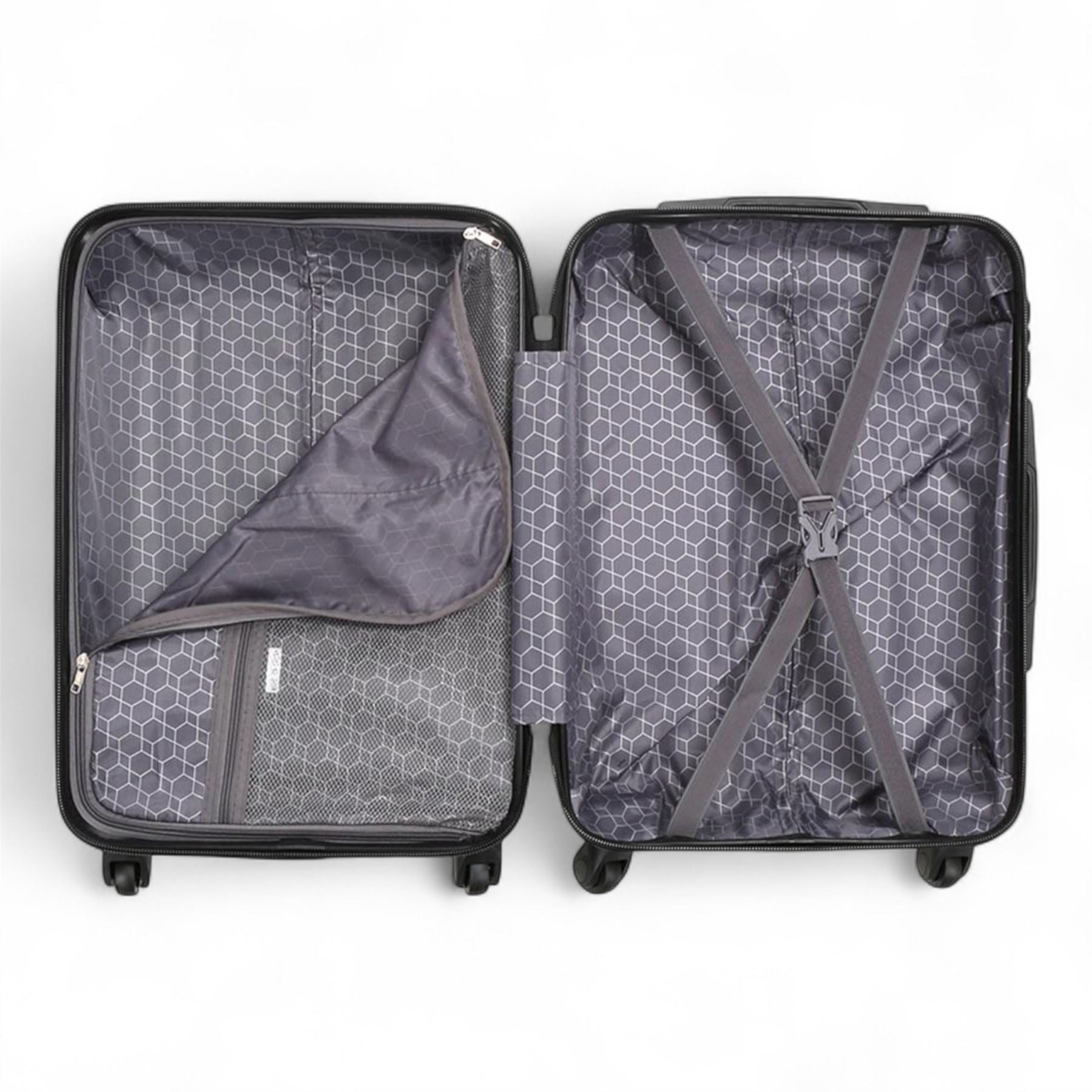 Hardshell Luggage Set 8 Spinner Wheels Suitcase
