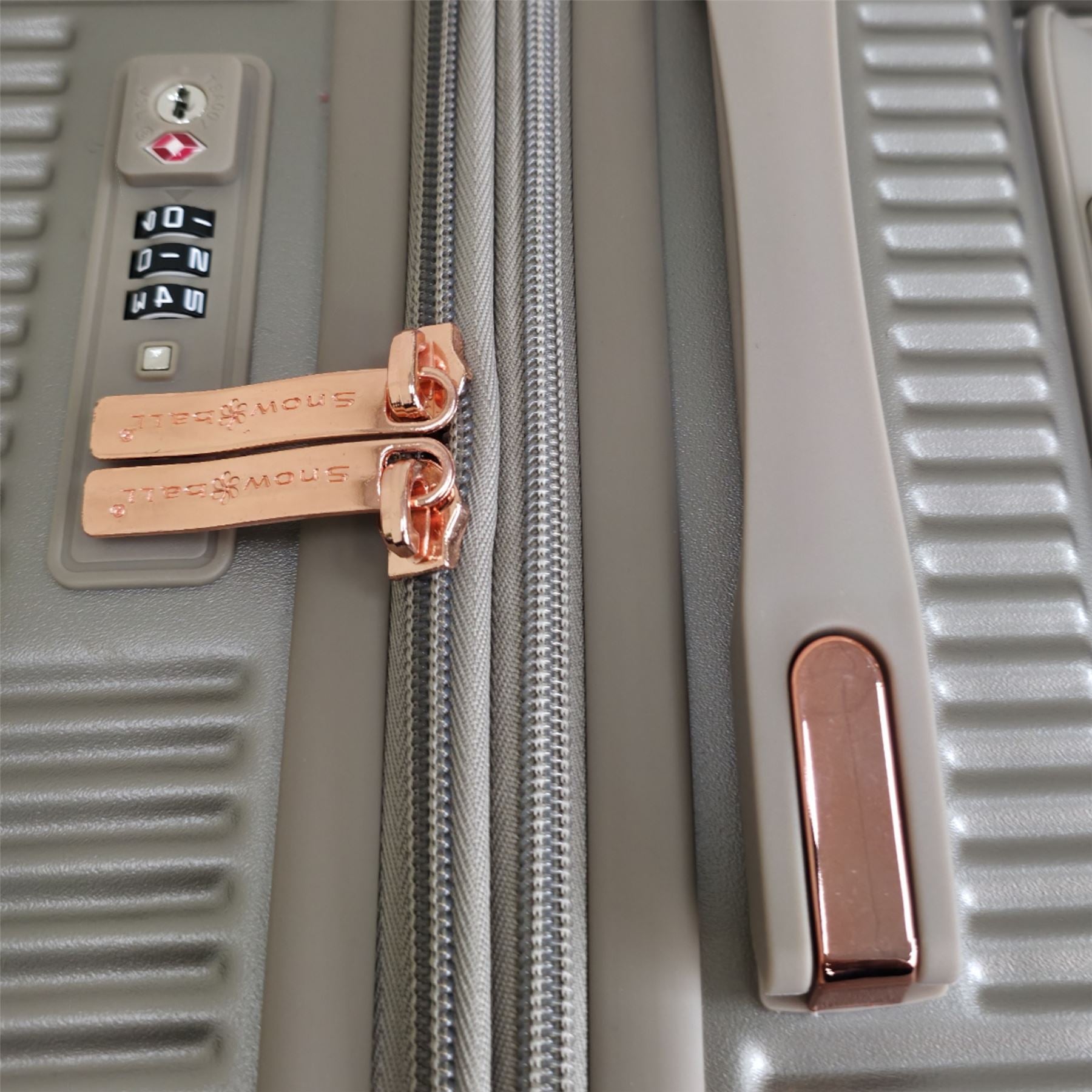 Hard Shell Luggage 8 Spinner Wheels Travel Suitcase