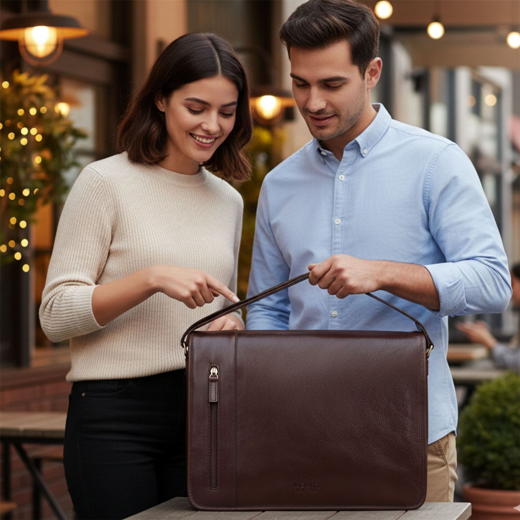 Astor - Genuine Leather Laptop Bag