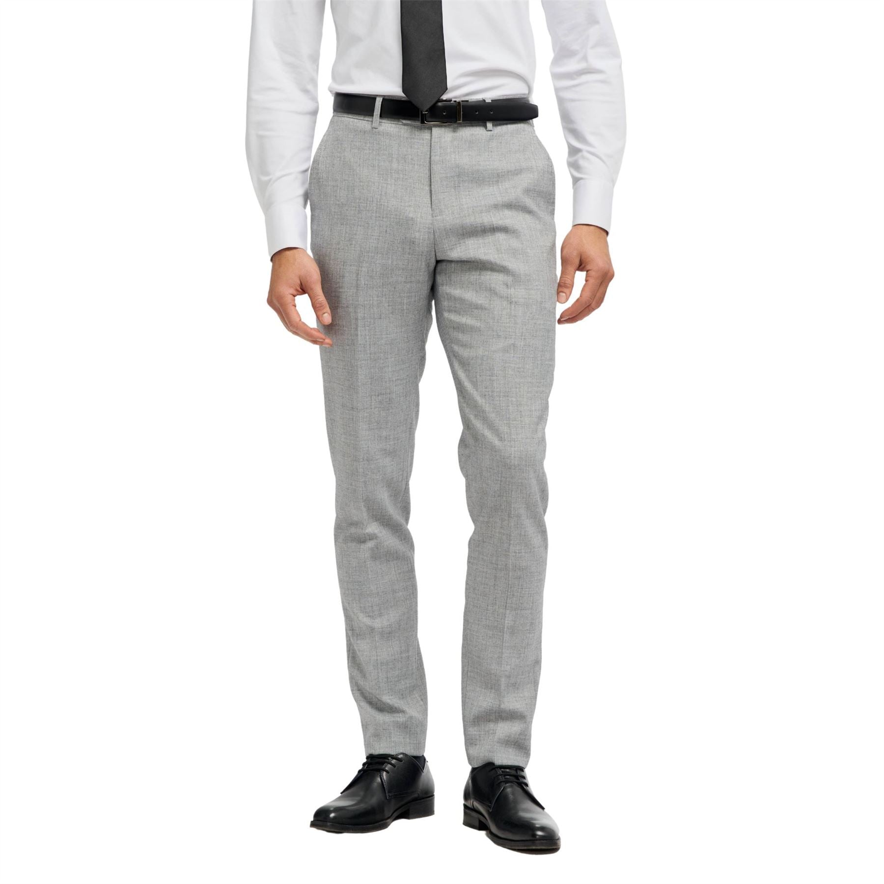 Men's Trousers Grey Classic Formal Suit Pant