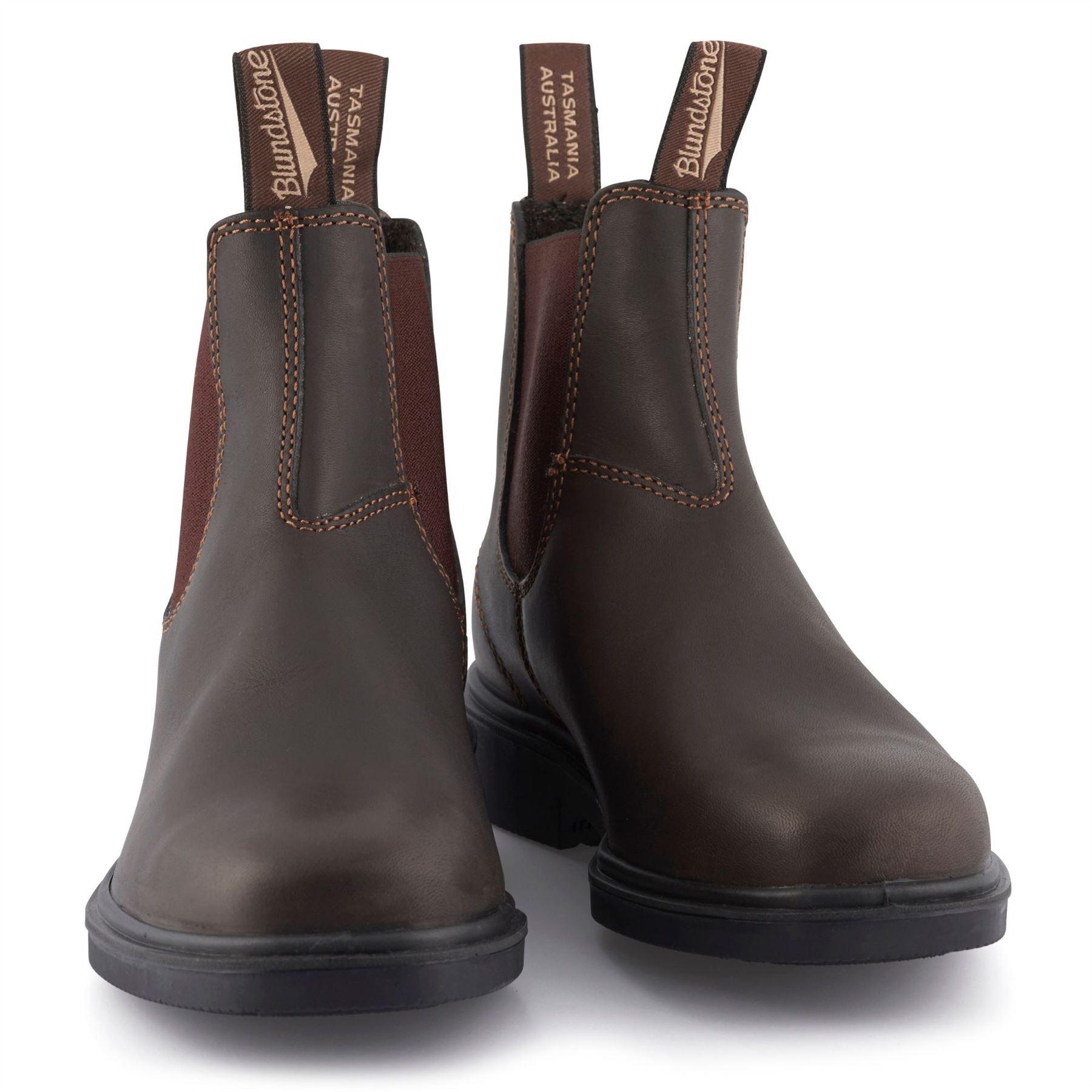 Blundstone 062 Stout Brown Leather Chiesel Toe Chelsea Boot - Knighthood Store