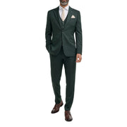 Malibu - Men's Forest Green 3 Piece Suit