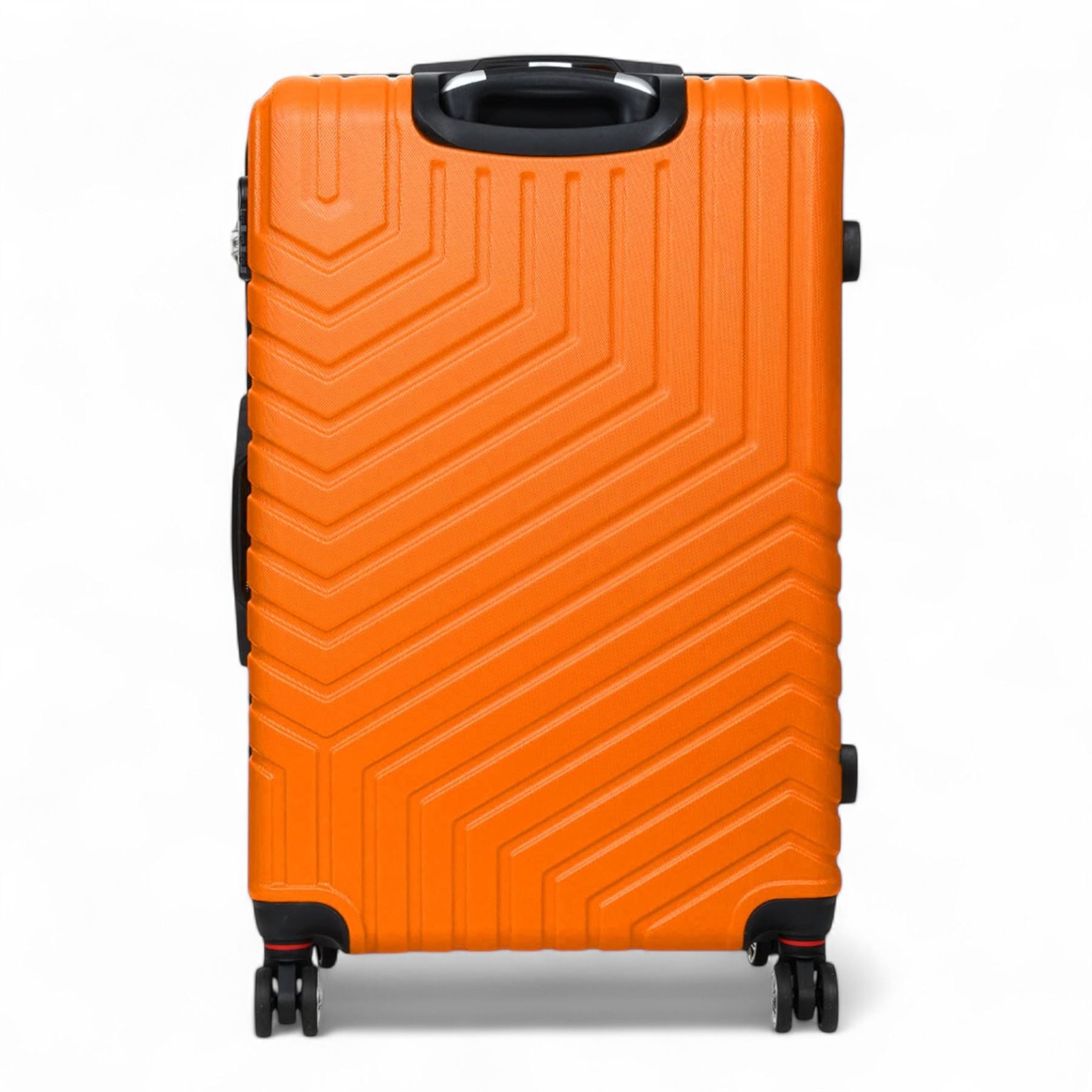 Hard Shell Luggage Set 8 Spinner Wheels ABS Suitcase