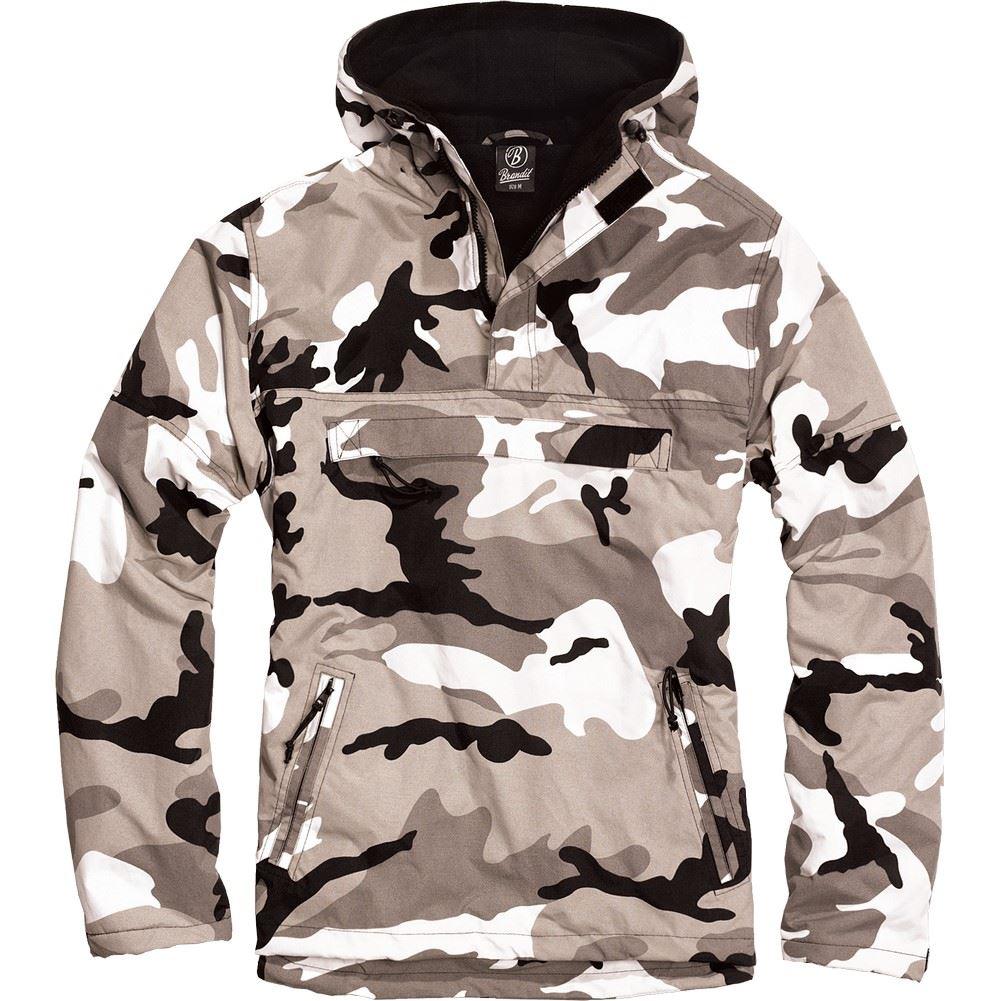 Brandit Men's Windbreaker 3001 Hooded Top Tactical Army Military Combat Fishing - Knighthood Store