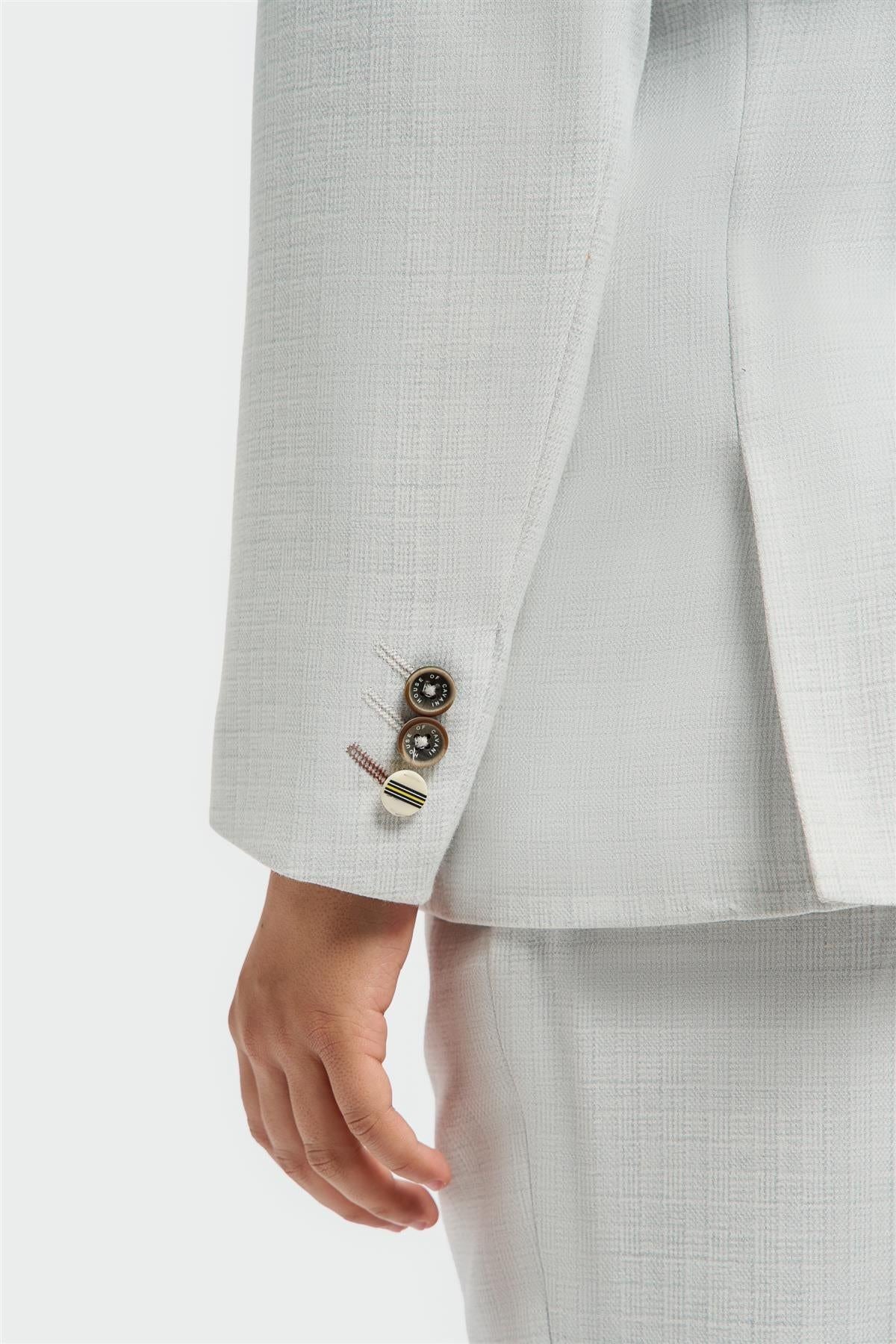 Boys Suit 3 Piece Grey Tailored Fit Wedding Formal Outfit