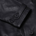 Women's Leather Jacket Cropped Trench Coat - Knighthood Store