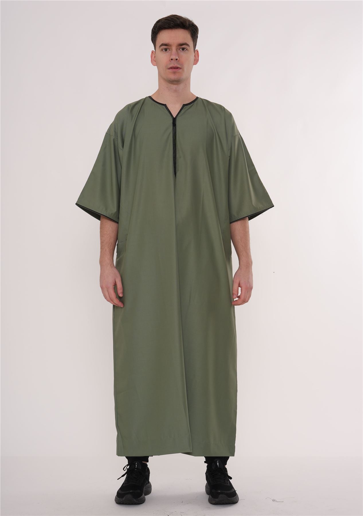 TT-006 - Men's Emirati Omani Half Sleeve Thobe